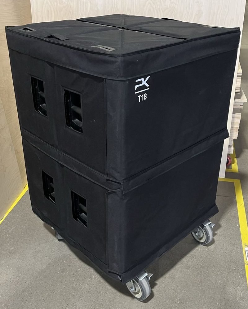 T18 cover: a top cap, plus one wrap per sub