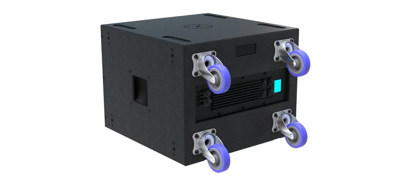 Castor kit: two free, two locking